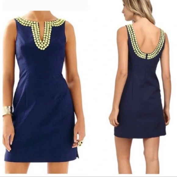 Lilly Pulitzer Dresses & Skirts - Lilly Pulitzer Blaire Beaded Shift 12